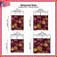 Couvre-lit matelassé à motif floral doré toutes tailles-126079250