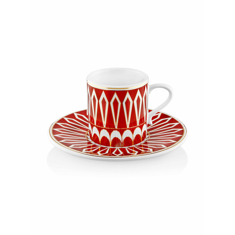 Ensemble de 12 tasses à café Lelana