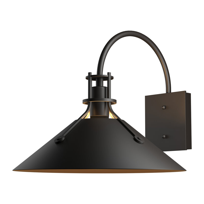 Henry 1 - Bulb Outdoor Barn Light, 12.8" H x 14.4" W x 16.7" D, Oil Rubbed Bronze
