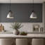 Luminaire suspendu en forme de dôme 1 lumière Gianni-171774740-171774743