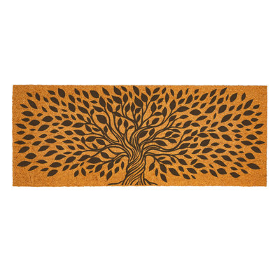 Tapis en fibre de coco 60 po x 24 po Harvest Blossom