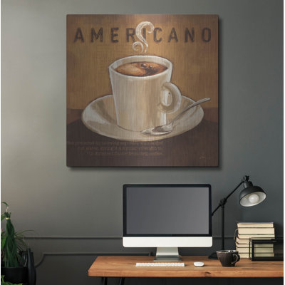 Art mural en métal «Coffee And Co 2» par Janelle Penner, Winston Porter