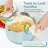 Pasta Pot with Strainer Lid - 6 Quart Cooking Pot with Lid, Non Stick Spaghetti Pot Ceramic Coated