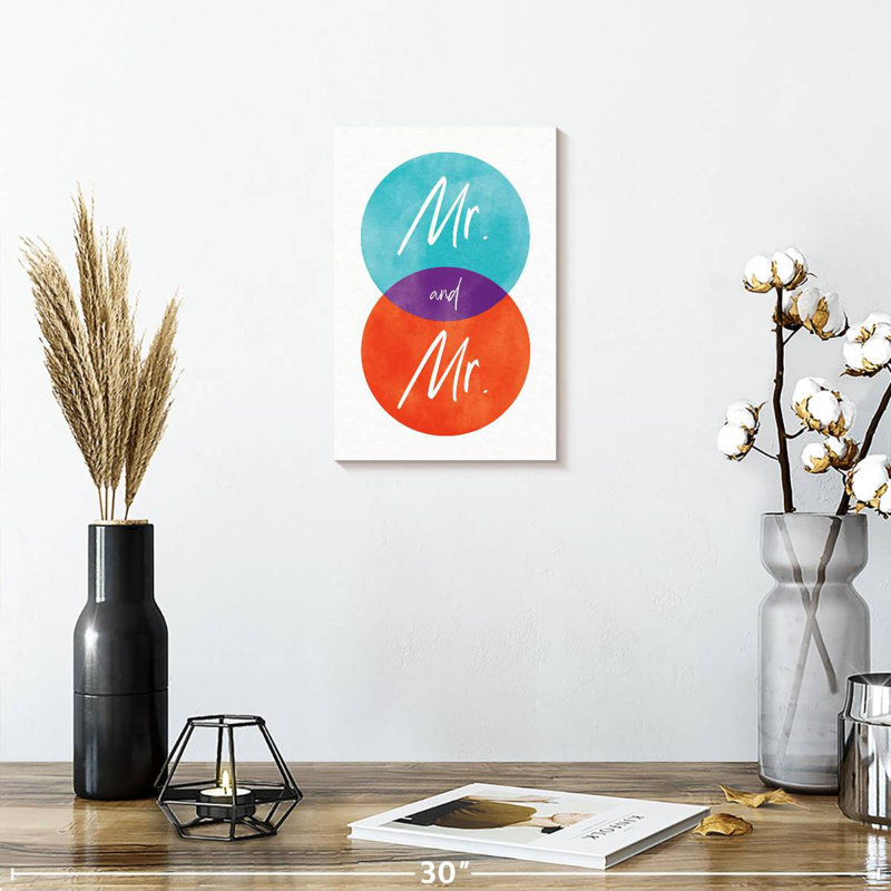 Mr and Mr Union, 12" H x 8" W
