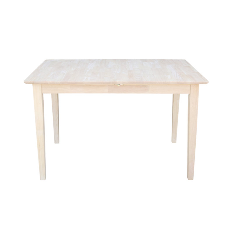 Ginna Extendable Solid Wood Dining Table