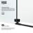 Winslow 48" W x 36" D x 80" H Sliding Frameless Shower Enclosure with 3/8  Clear Glass&Base-50877760-50877761