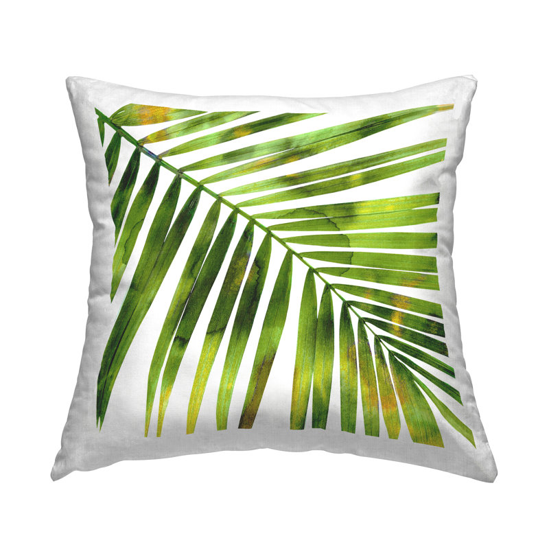 Coussin Vibrant Green Leaf