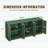 Modern Wavy Sideboard Cabinet with Curved Contour-1832063565