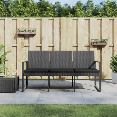 Gyula Wicker Garden Bench