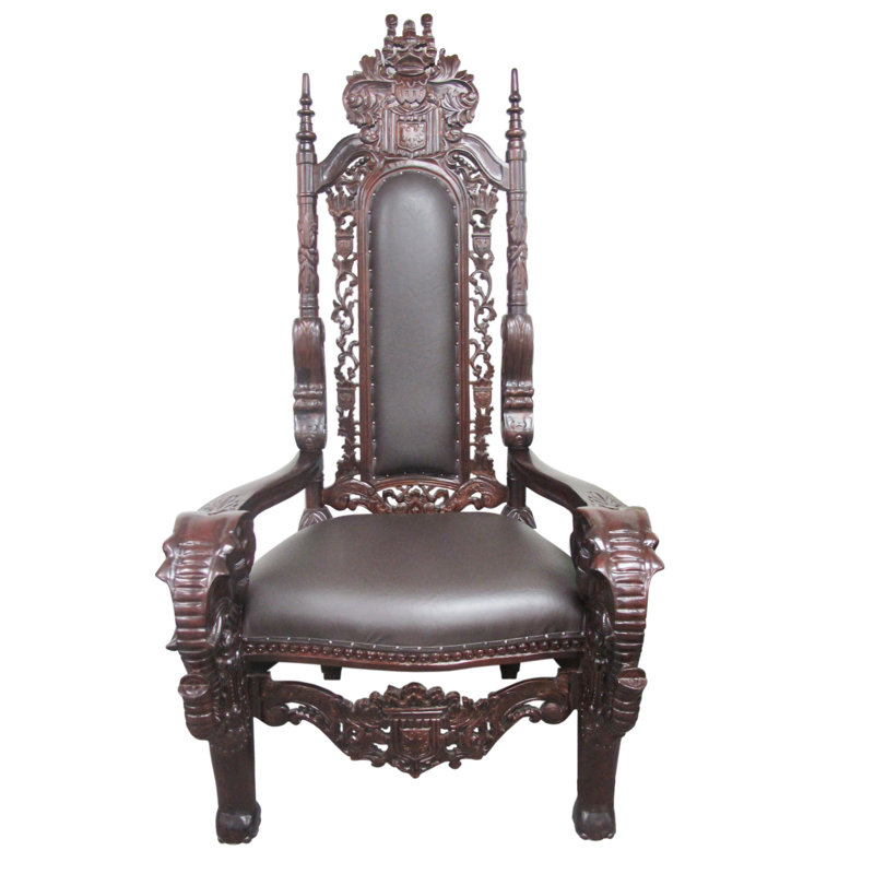 Faux Leather Armchair