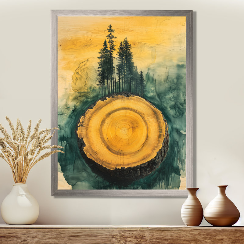 Gieze - Landscapes Canvas Prints, H 20 po x l 12 po, Picture Framed, Argent argent