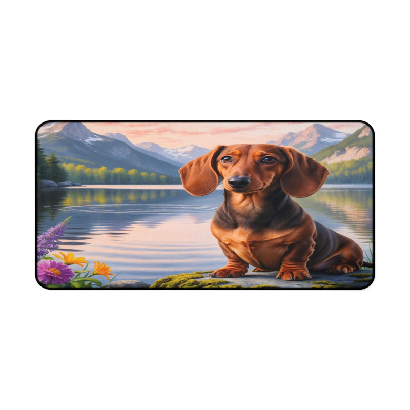Polyester Desk Pad, 14.4x12.1