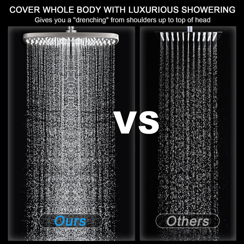 High Pressure Rain Shower Head, Starlight