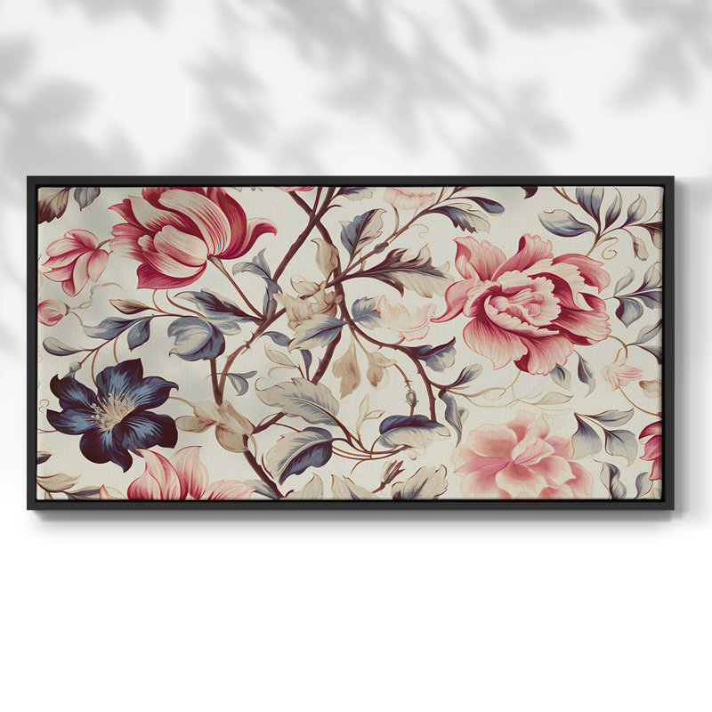 Botanical Series-CD XXVII - Toile tendue avec châssis encadré - Prêt à être accroché