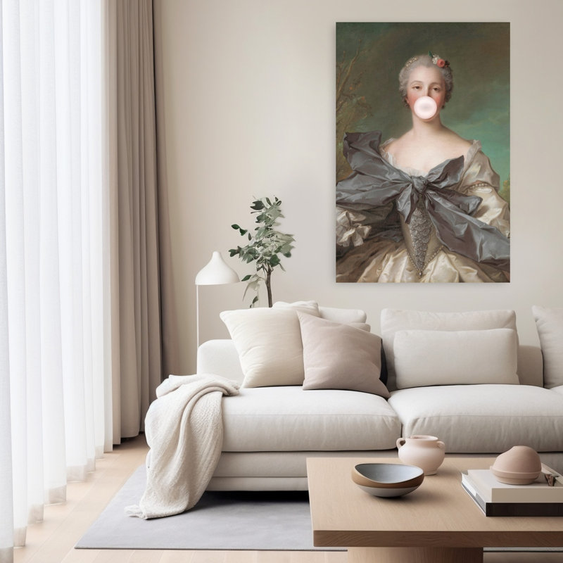 Art contemporain Portrait contemporain, H 60 po x l 40 po