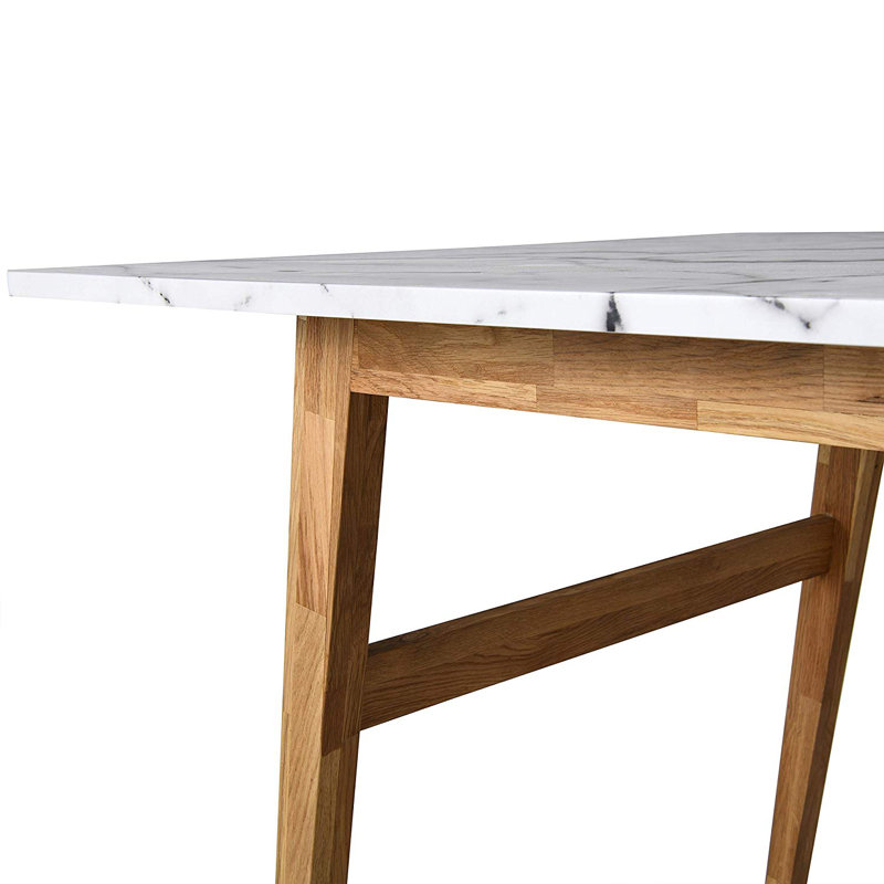 Vancamp Solid Wood Base Dining Table