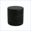 Table d'appoint cylindrique MGO avec finition en marbre noir