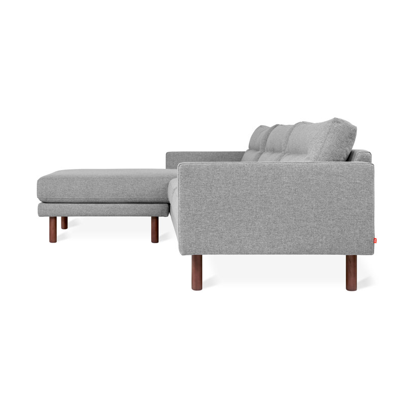 Miller Bi-Sectional, Parliament Stone 100% Polyester