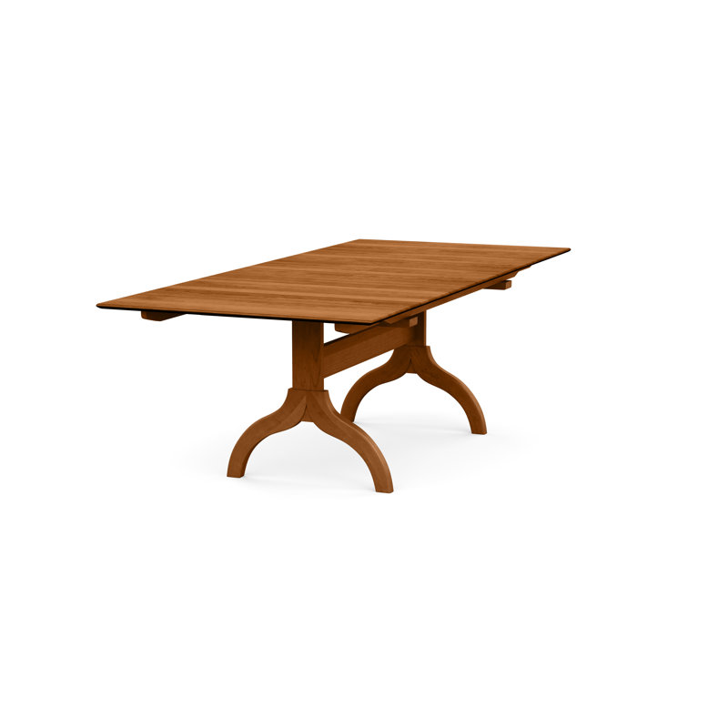 Sarah Four Leg Extension Table, Autumn Cherry, 60" L x 38" W