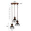 Rossville 3 - Light Black Bulb Pendant