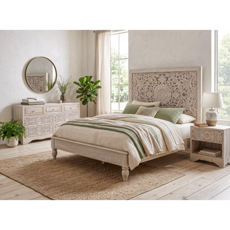 Taj 7 - Drawer Solid Wood Dresser