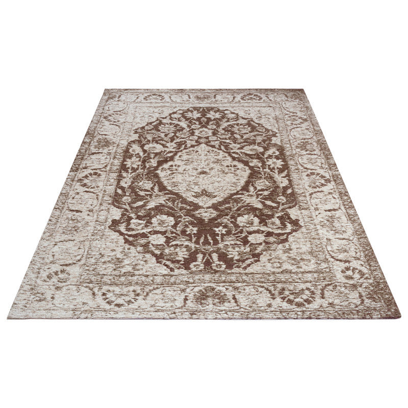 Catania Brown Rug, Rectangular 80 x 165cm