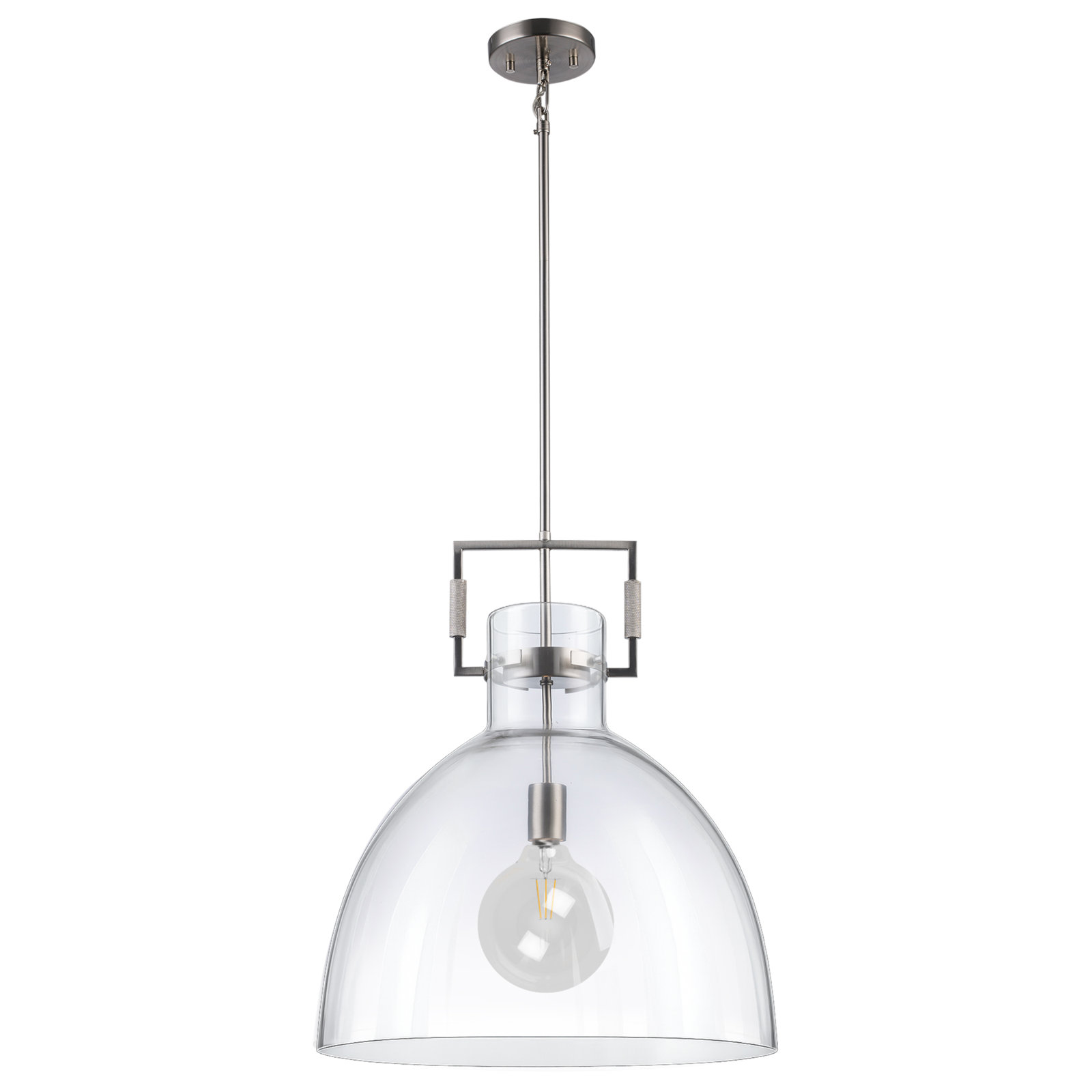 Miami 1 - Light Pendant, Brushed Nickel