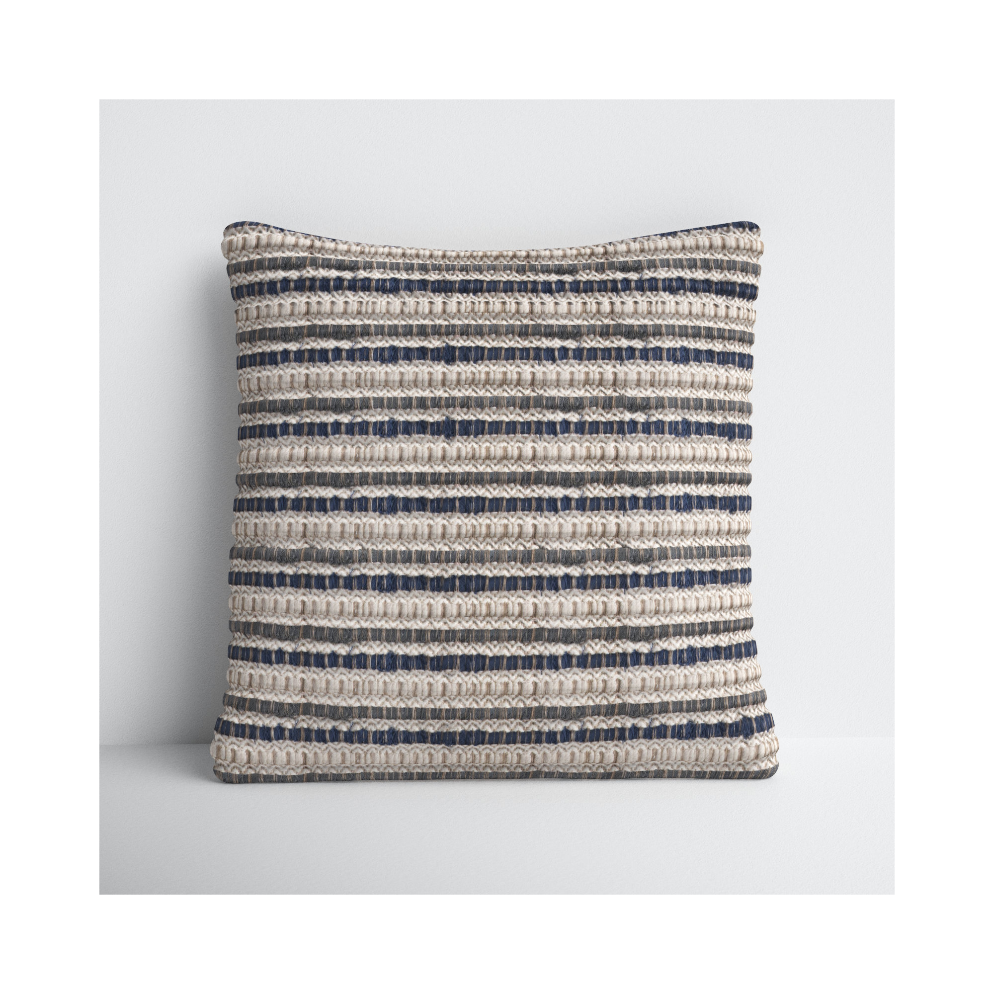 Allentown Striped Throw Pillow, Blue