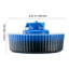 Fontaine en céramique pour chat 2,1 l, 360 à boire pour les animaux de compagnie, teinture - céramique, fontaine à double filtration de style petit gâteau de 2,1 l, surface, nettoyage à haute température