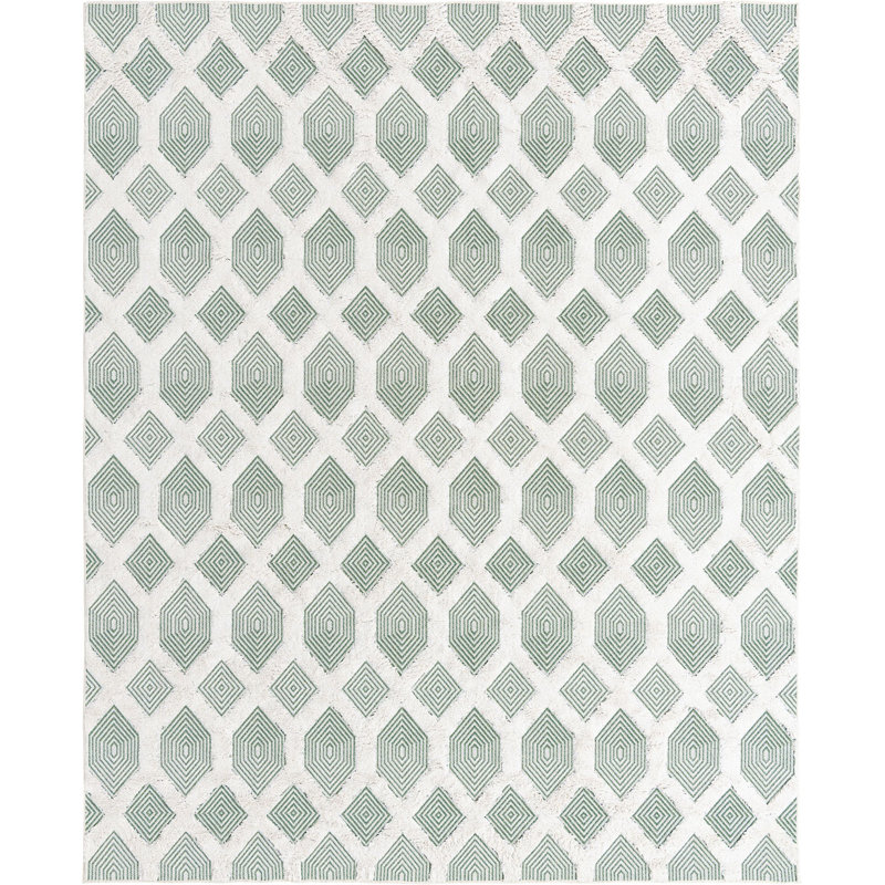 Mishti Cotton Geometric Indoor Rug, Rectangle 8'3" x 10'
