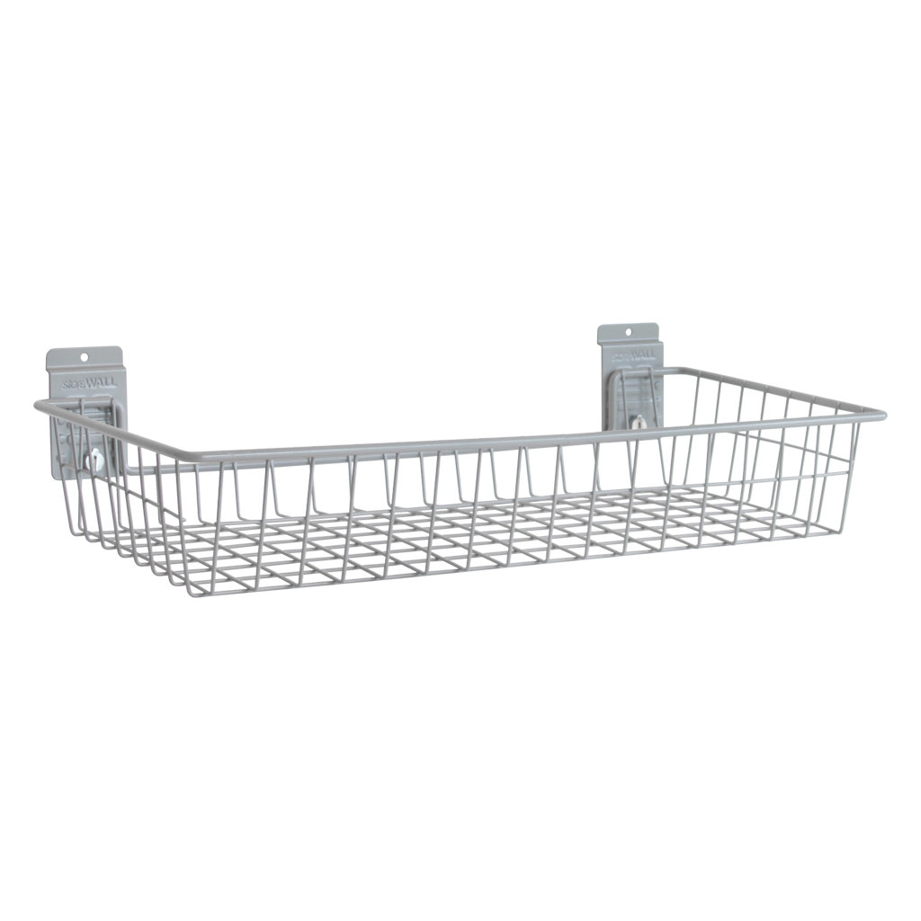 Slatwall Heavy Duty Shallow Basket StoreWALL