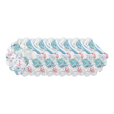 Sea Turtle Cove Round Placemat S/6