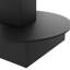 Table de présentation ronde en bois noir l 48 po x P 48 po x H 42 po-119948086