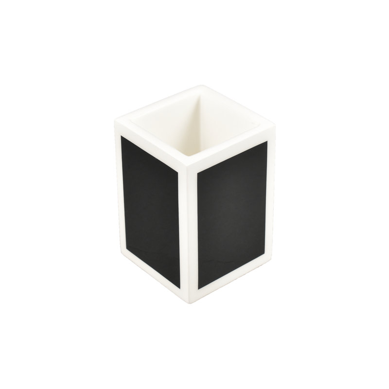 Porte-brosse à dents, Noir / blanc