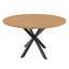 Table de salle à manger extensible ronde pour 2 à 6 personnes