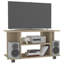 Hanska TV Cabinet with Castors 80x40x45 cm Engineered Wood-1842014171