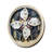 QXM239SRH Melodies In Motion Clock, Metallic Silver-Tone