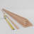 Heritage Traditional Stain Grade Slat Wall Kit w/ 1/2"W x 94 1/2"H Slats-94481930