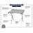 27'' Rectangular Adjustable Folding Table
