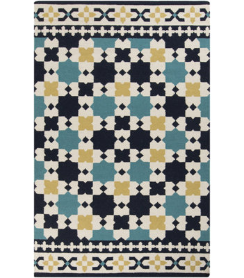 Donley Wool Geometric Indoor Rug