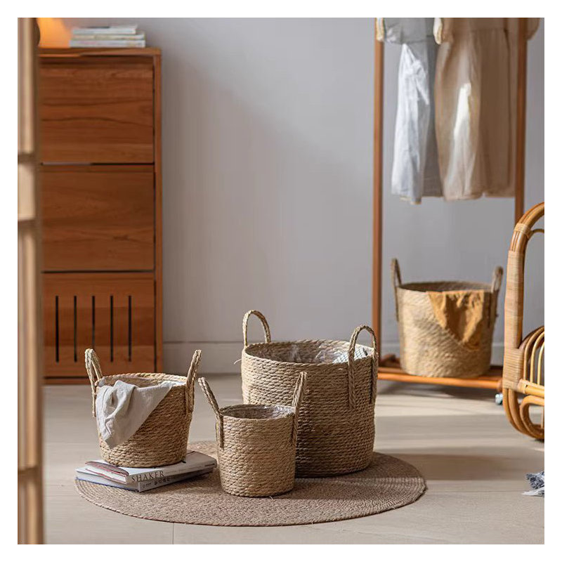 French Country Woven Planter Basket, Small