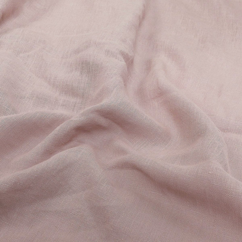 Linen Solid Colour Bedding, Full / Double Duvet Cover + 2 Standard Pillowcases, Lavender
