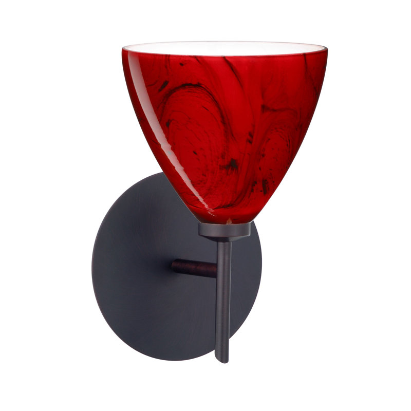 Mia Armed Sconce, Bronze, Magma, Incandescent