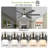 Ceiling Fan With Led Light, Remote Control, Reversible Motor, 5 Color Temperatures, Solid Wood Blades-1845050687-1845050681