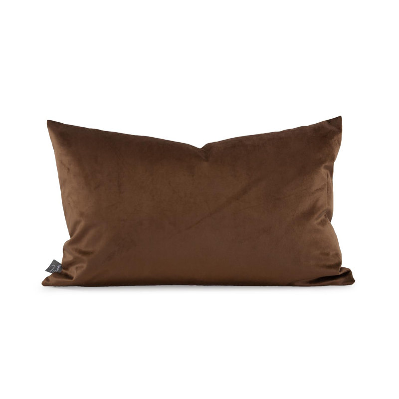 Oreiller 14 x 22 Bella - Insert, Polyester, Chocolat