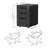 Melra 3-Drawer Mobile Vertical Filing Cabinet-1156096453