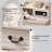 Vanity Desk With Mirror, Light Bulbs, Drawers, Shelves, And Stool – Makeup Table For Bedroom-2129802421