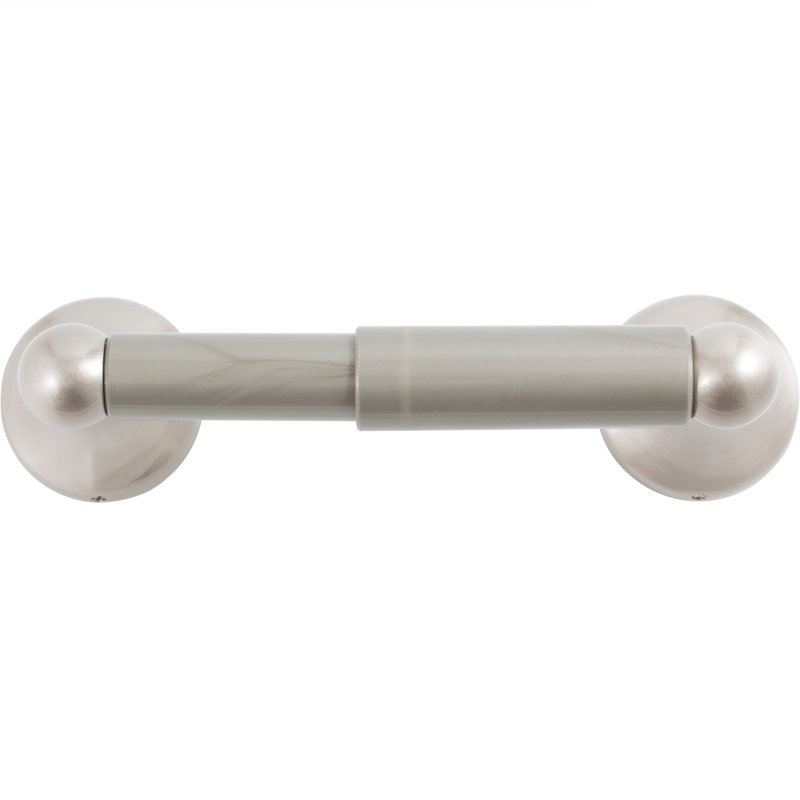 Coastal Wall Mounted Toilet Paper Holder, Satin Nickel