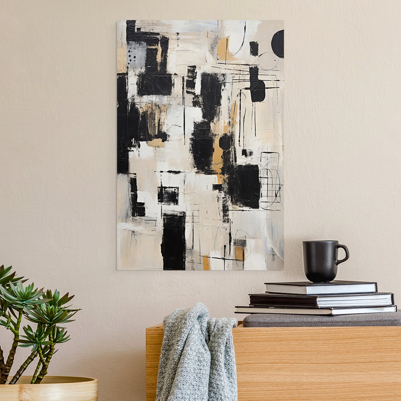 Série ABSTRACT CCDCLxxx - Impression sur toile seulement - NON CADRE, H 12 po x l 8 po