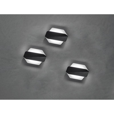 Dolomite Steel LED Flush Mounted Sconce